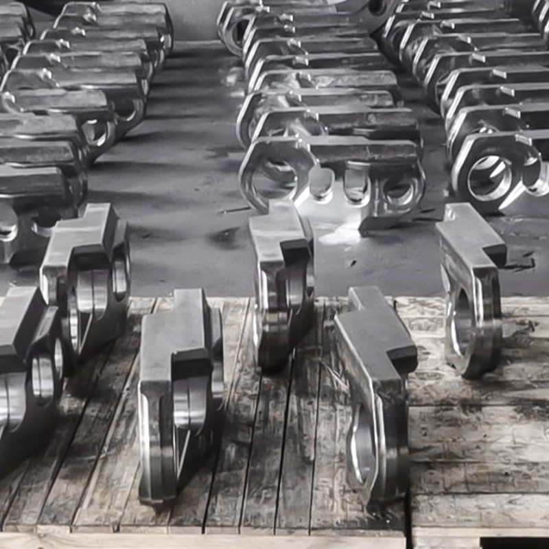 Forjados de elos de esteira de escavadeira