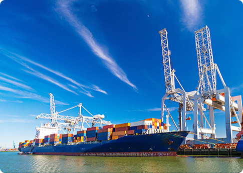 Forjados de máquinas para navios e portos